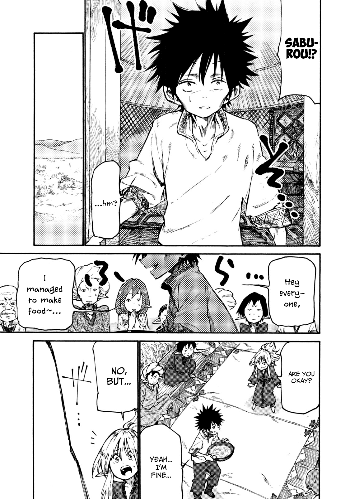 Mazumeshi Elf to Yuboku gurashi Chapter 34 3